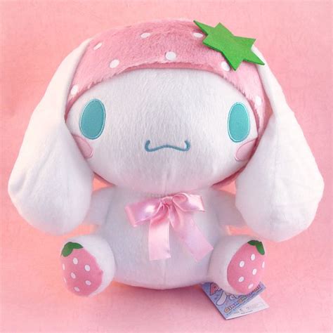 Cinnamoroll Fruits Plush Doll: Pink Strawberry Cinnamoroll