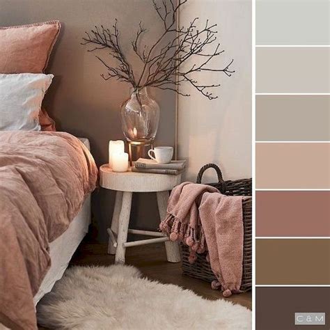 40 Inspiring Bedroom Colour Ideas (34) | Внутренние цветовые схемы, Цвета красок интерьер ...
