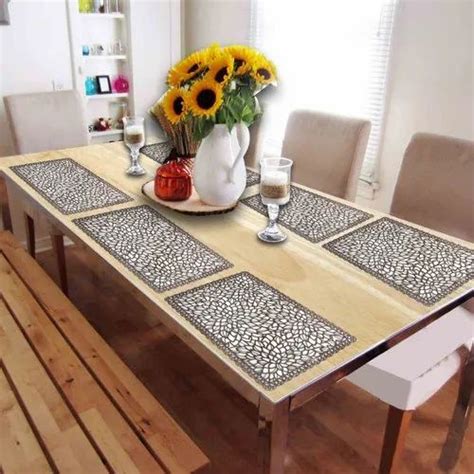 Golden Silver PVC Dining Table Mat, Size: 30 X 45 Cm at Rs 380/piece in New Delhi