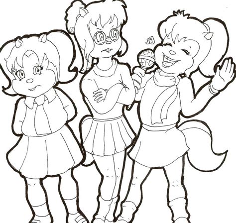 Chipettes Coloring Pages at GetDrawings | Free download