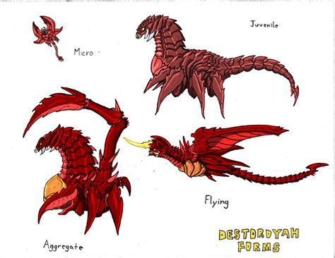 Destoroyah Forms by Kaijudude on DeviantArt