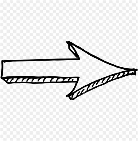 sketch drawn arrow PNG image with transparent background | TOPpng