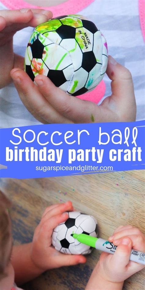 Soccer Ball Craft ⋆ Sugar, Spice and Glitter