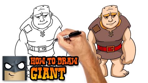 How to Draw a Giant - Clash of Clans