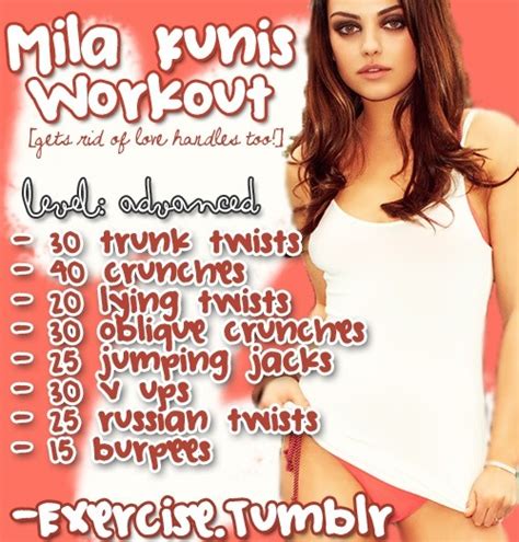 💪The Mila Kunis Workout💪 | Trusper