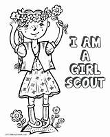 Girl Scout Brownie Coloring Pages At GetColoringscom  Free Printable sketch template