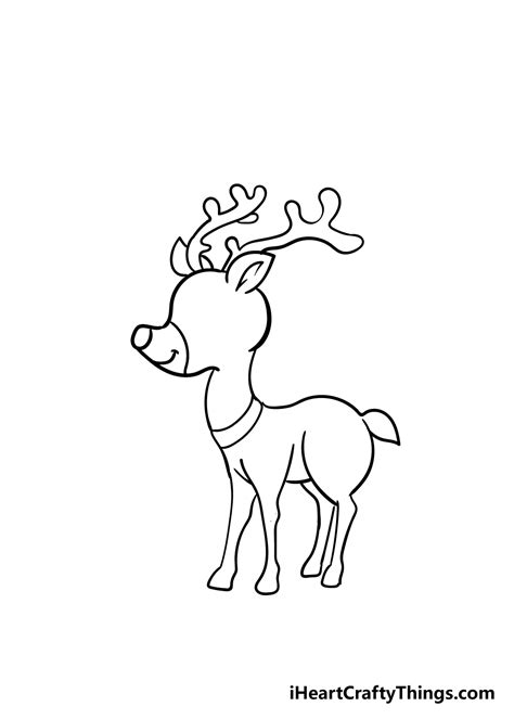 How To Draw A Reindeer Easy Step By Step - Best Liffeent75