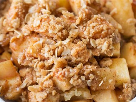 Apple Crisp Made With Instant Oatmeal Recipes | Blog Dandk