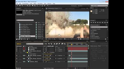 Blast wave tutorial (after effects) - YouTube