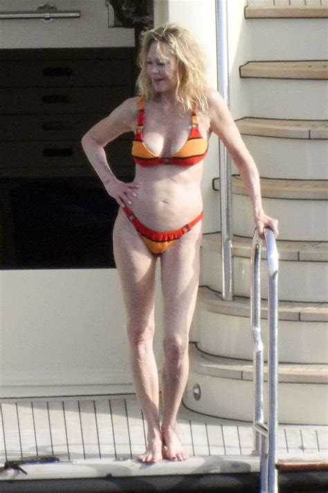 MELANIE GRIFFITH in Bikini at a Boat in Ibiza 07/05/2019 – HawtCelebs