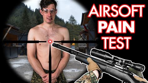 Shooting BARE SKIN - Airsoft sniper experiment - YouTube