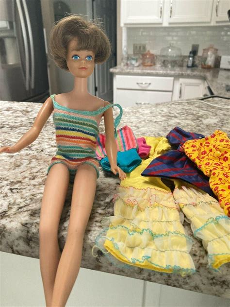 Vintage Midge Barbie Doll 1965-67 Bendable with labeled clothes ...