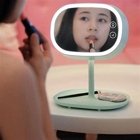 HoneyFly Touch Screen Makeup LED Mirror Lamp DC5V 1A LED Night Light Health Beauty Adjustable ...