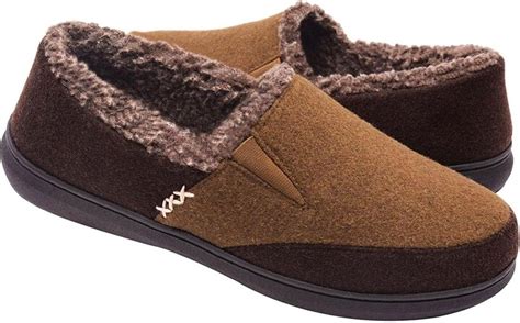 Zigzagger Men's Wool Blend Closed-back Slippers - ShopStyle