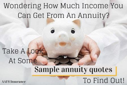 Sample annuity quotes - AAFS Insurance | Annuity quotes, Annuity, Quotes