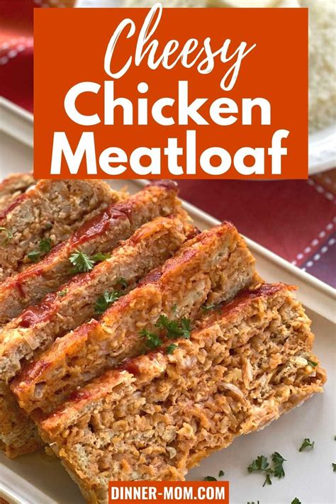 This Ground Chicken Meatloaf is fantastically cheesy, healthy and easy ...