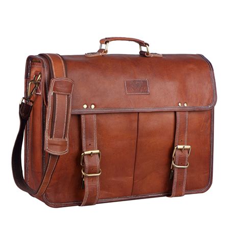 Large Real Leather Laptop Bag For Men — Classy Leather Bags