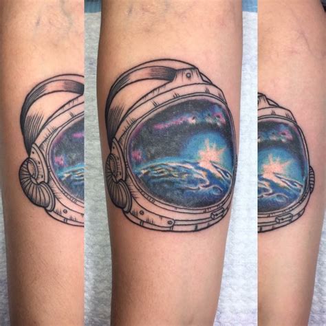 Top 151 + Astronaut helmet reflection tattoo - Spcminer.com