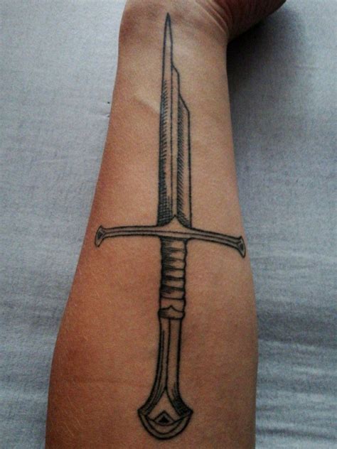 Discover 70+ lord of the rings sword tattoo - in.cdgdbentre