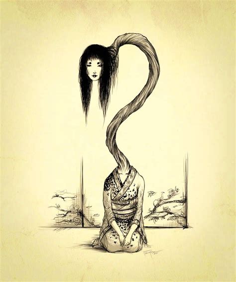 Rokurokubi by PEJIE.deviantart.com on @DeviantArt Japanese Mythology ...