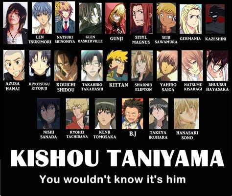 Kishou Taniyama | Voice actor, The voice, Anime