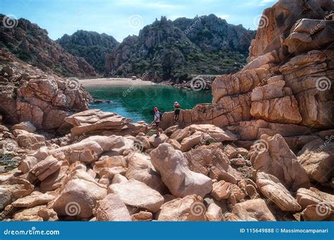 Li Cossi Beach Costa Paradiso Sardinia Island Italy Stock Photo - Image of ancient, islands ...