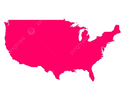 Map Of Usa America Background Line Vector, America, Background, Line PNG and Vector with ...