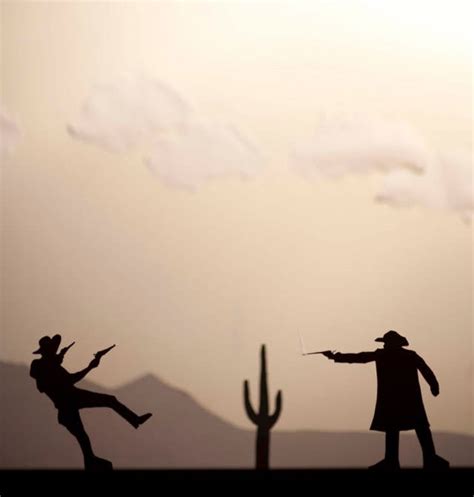 Western Scene Silhouette