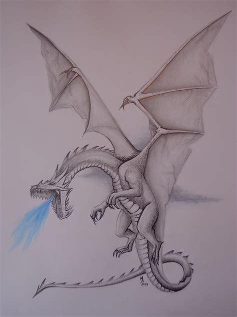Realistic Dragon Drawing by MasteringAnime on DeviantArt