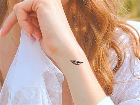 Feather Temporary Tattoo - Etsy UK