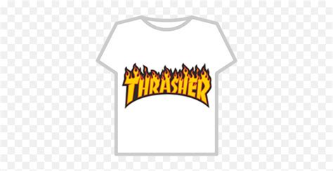 Thrasher Logo T Shirt - Roblox Vip Shirt Png,Thrasher Png - free ...