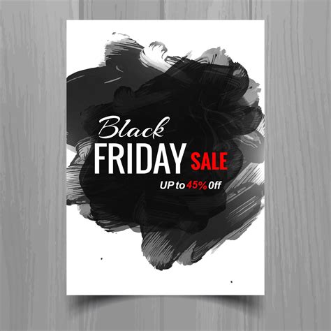 Abstract black friday sale poster brochure template design 249506 ...