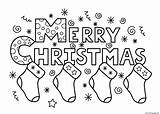 Merry Christmas Holidays Coloring Page Printable sketch template