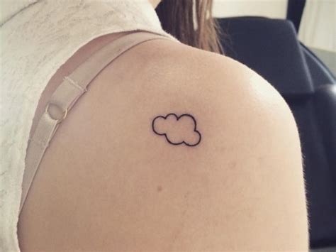 45 Cool Clouds Shoulder Tattoos