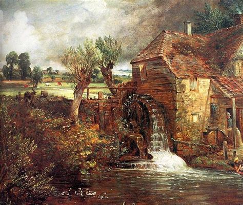 John Constable Mill at Gillingham, Dorset, 1825-26 . ...я написал свою лучшую картину, на ...