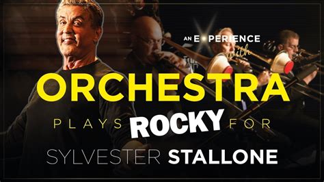 ORCHESTRA PLAYS "ROCKY THEME" FOR SYLVESTER STALLONE - YouTube