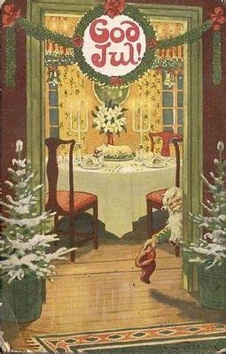 Jenny Nystrom | Norwegian christmas, Vintage christmas cards, Christmas art