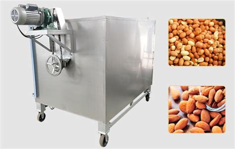 Single Drum Industrial Used Peanut Roasting Machine for Sale | Nuts Roaster