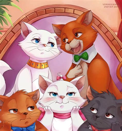 The Aristocats by https://www.deviantart.com/vermeilbird on @DeviantArt | Disney fan art, Disney ...