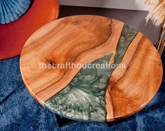Wood Circular Coffee Table - Etsy