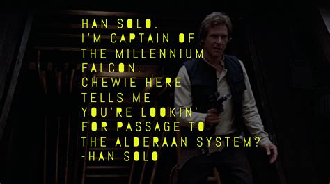 star wars character quote • han solo