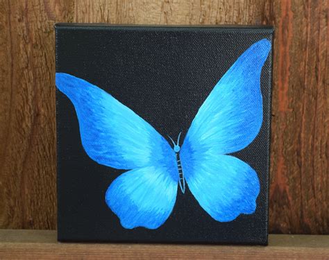 Blue Butterfly Paintings