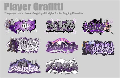 Saints graffiti art direction from Saints Row 2!