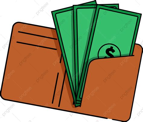 Wallet And Money, Money, Wallets, Rich PNG and Vector with Transparent ...