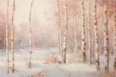 Snow forest painting land backgrounds. | Free Photo Illustration - rawpixel