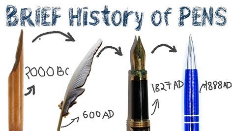 How we got from Sticks to Pens? Here's a Brief HISTORY! - YouTube