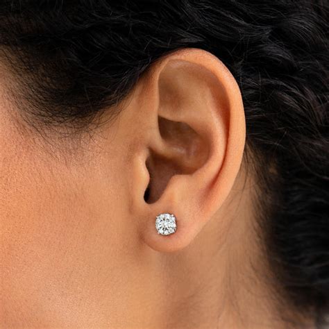 Diamond Earrings - 1 Carat Miracle Plate | Linjer Jewelry