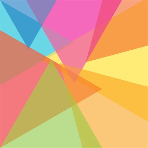 Premium Vector | Colorful triangle background