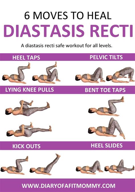 HEAL THE GAP: DIASTASIS RECTI WORKOUT - Diary of a Fit Mommy