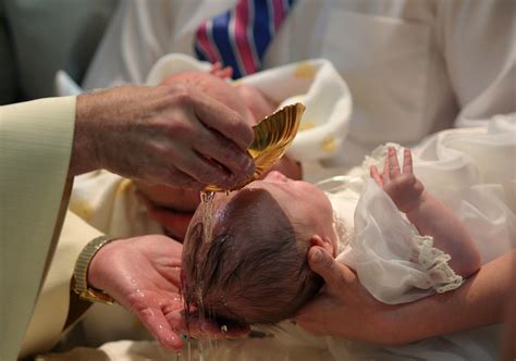 Essential Rite Of Baptism - The Old Rite Of Baptism Catholic Sacramentals - Baptism (from the ...